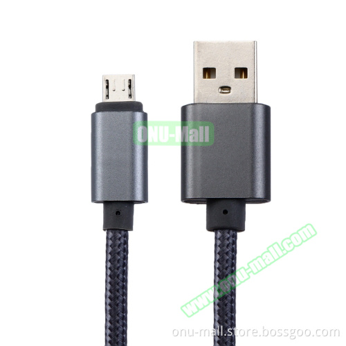 Best Selling 2.0 Micro USB to USB Cable 2m, Metal Head Sync Charging Cable for Samsung etc.